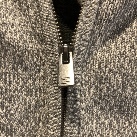 Tommy Hilfiger 2XL Full Zip Sweater Grey NWT - Picture 5 of 9